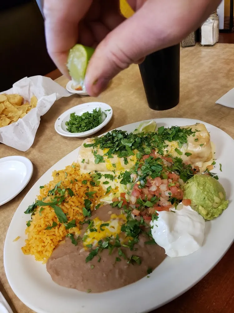 Chimichanga Platter